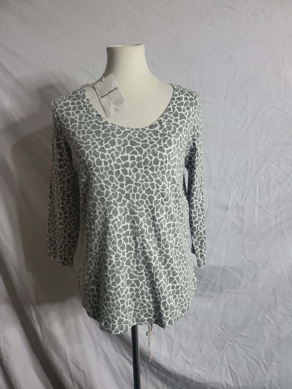 Tommy Bahama Women's Ashby Isles Safari Spots 3/4-Sleeve T-Shirt